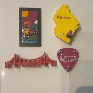 Colorful Souvenir Magnet Set
